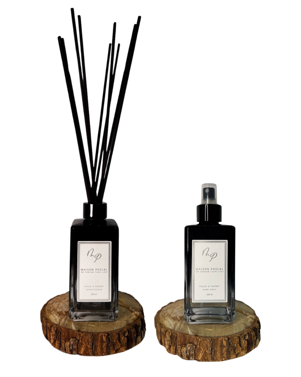 Kit Aromatizador e Home Spray - Peach & Cherry