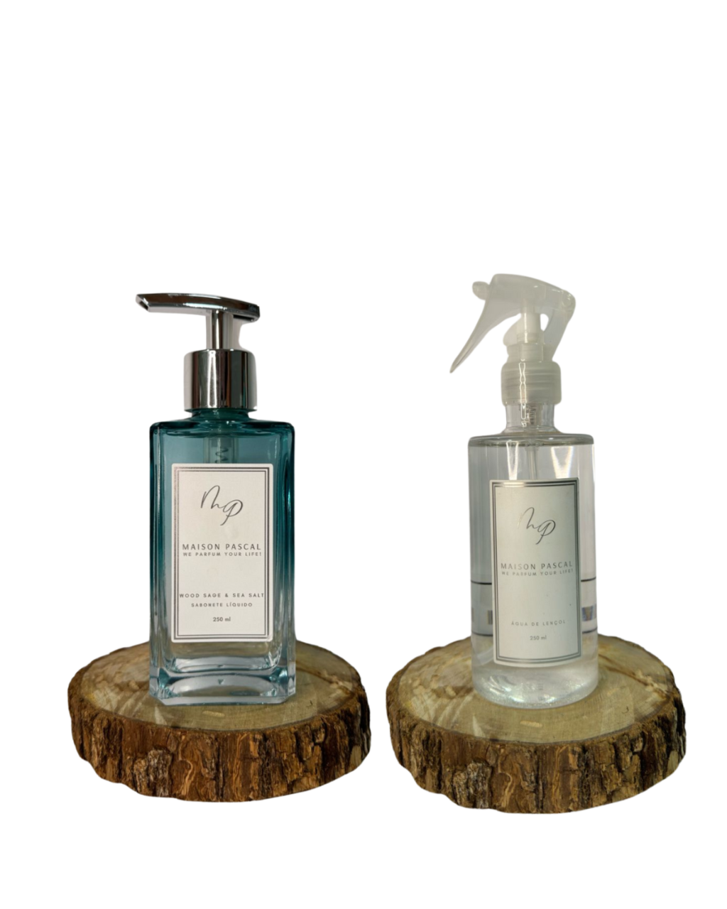 Kit Sabonete Líquido e Água de Lençol - Wood Sage & Sea Salt