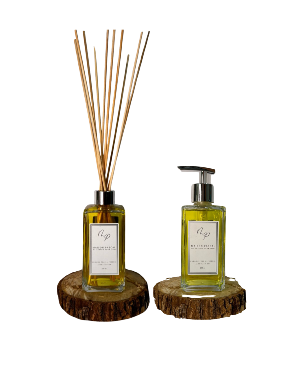 Kit Aromatizador e Alcool Gel - English Pear & Freesia