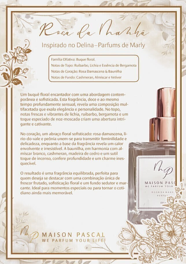 Perfume de Nicho - Rosa da Manhã