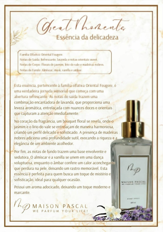 Aromatizador Spray - Great Moments 40ml