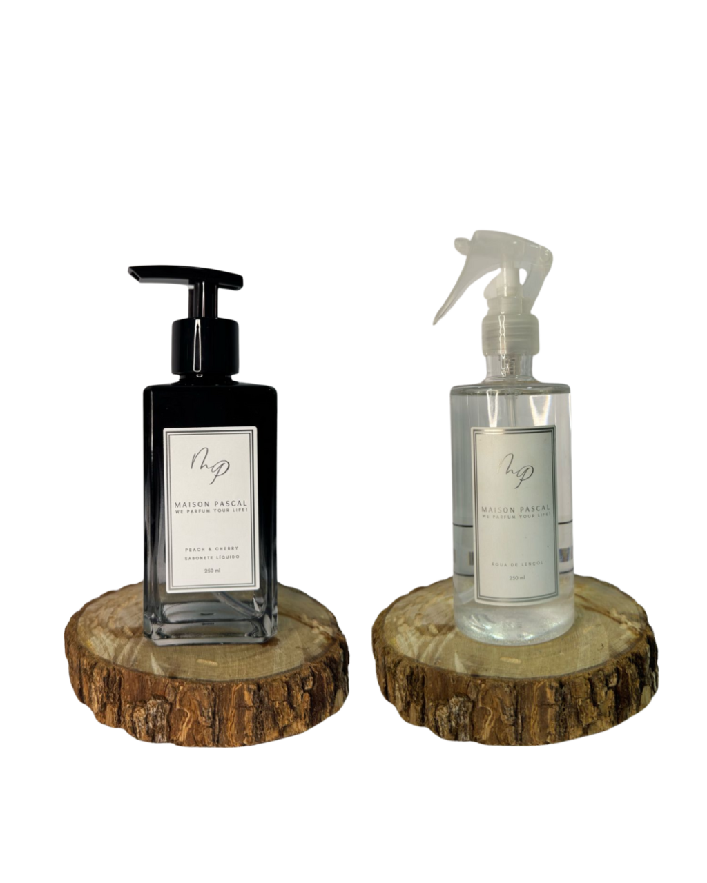 Kit Sabonete Líquido e Água de Lençol - Peach and Cherry