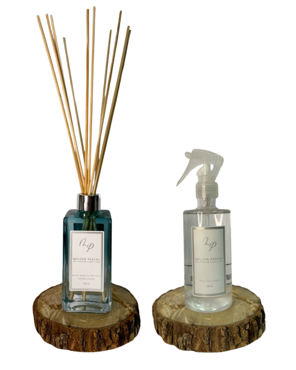 Kit Aromatizador e Água de Lençol - Wood Sage & Sea Salt