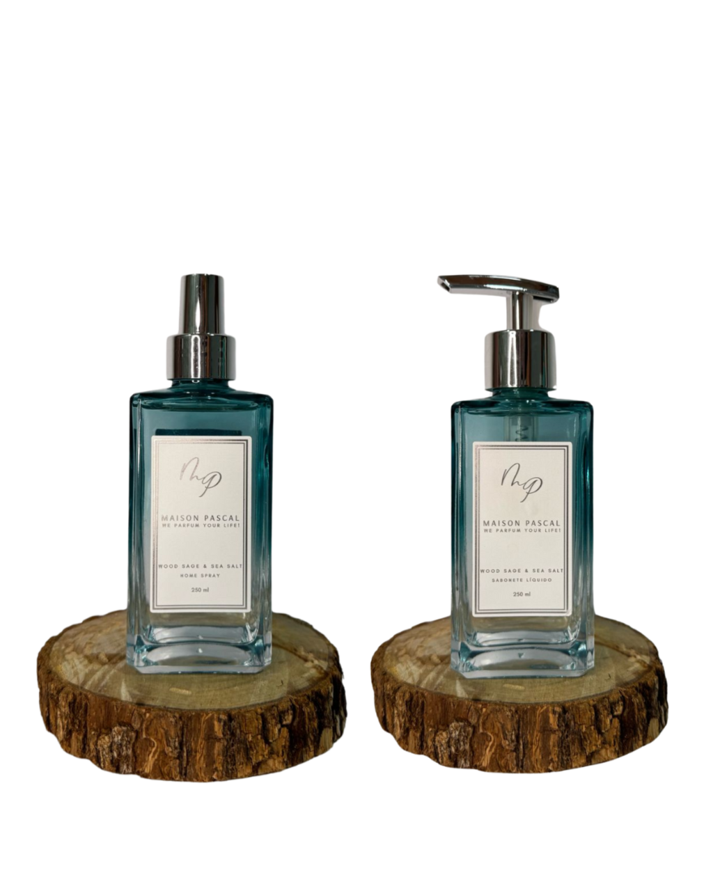 Kit Home Spray e Sabonete Líquido - Wood Sage & Sea Salt