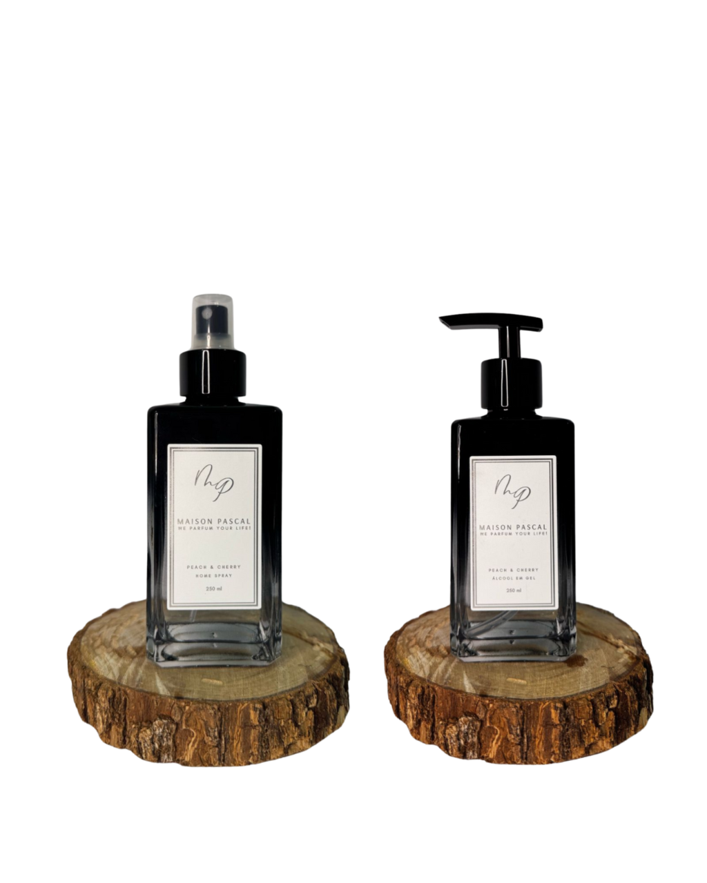 Kit Home Spray e Álcool Gel - Peach and Cherry