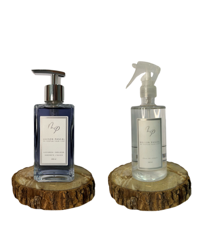 Kit Sabonete Líquido e Água de Lençol - Lavanda Inglesa