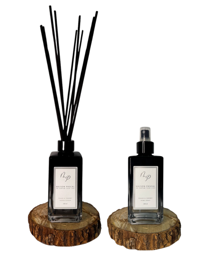 Kit Aromatizador e Home Spray - Peach & Cherry