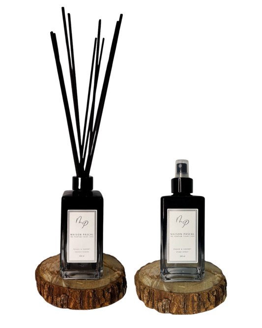 Kit Aromatizador e Home Spray - Peach & Cherry