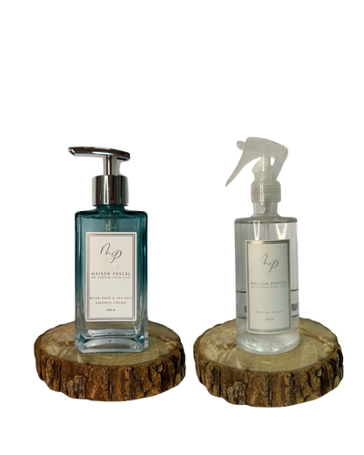 Kit Sabonete Líquido e Água de Lençol - Wood Sage & Sea Salt