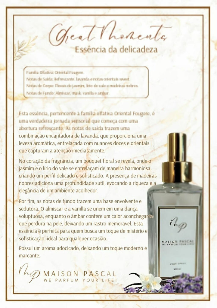 Aromatizador Spray - Great Moments