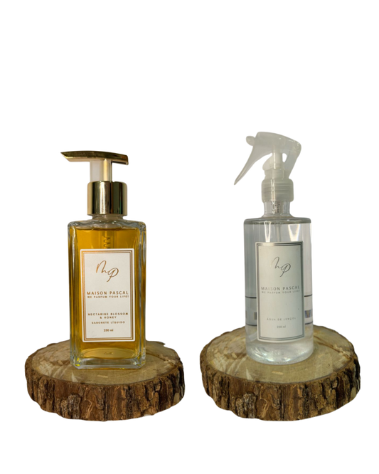 Kit Sabonete Líquido e Água de Lençol - Nectarine Blossom & Honey