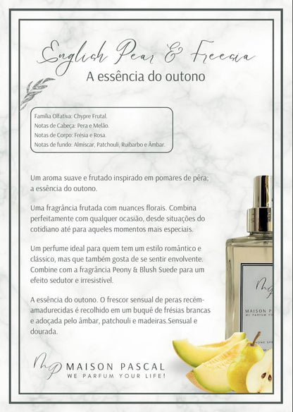 Kit Aromatizador e Home Spray - English Pear & Freesia