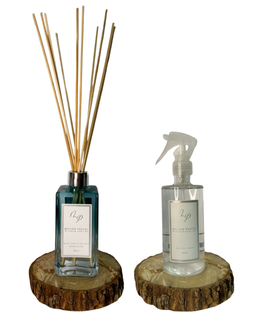Kit Aromatizador e Água de Lençol - Wood Sage & Sea Salt