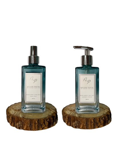 Kit Home Spray e Sabonete Líquido - Wood Sage & Sea Salt