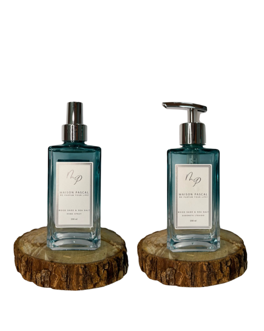Kit Home Spray e Sabonete Líquido - Wood Sage & Sea Salt