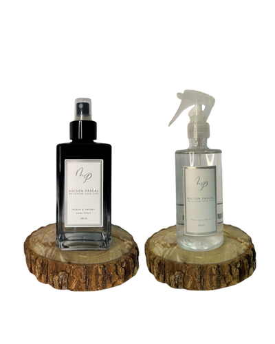 Kit Home Spray e Água de Lençol - Peach & Cherry
