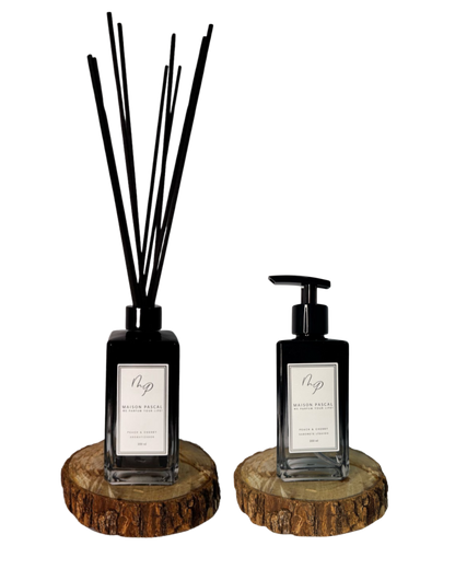 Kit Aromatizador e Sabonete Liquido - Peach and Cherry
