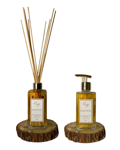 Kit Aromatizador e Alcool Gel - Nectarine Blossom & Honey