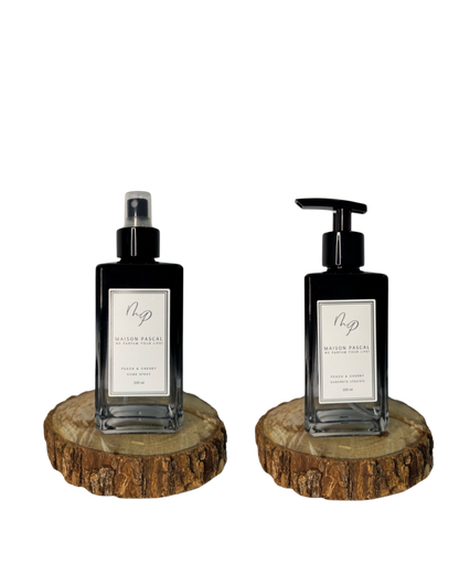 Kit Home Spray e Sabonete Líquido - Peach and Cherry