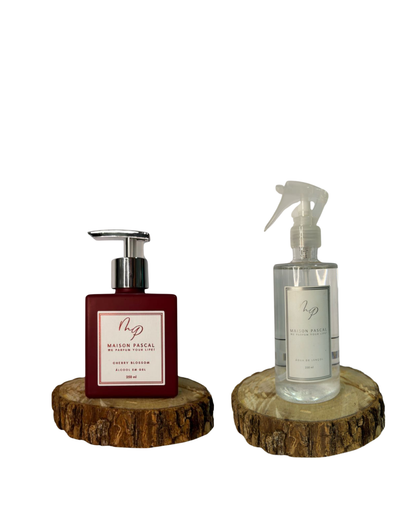 Kit Limpeza Aromática - Alcool Gel e Água de Lençol 250ml