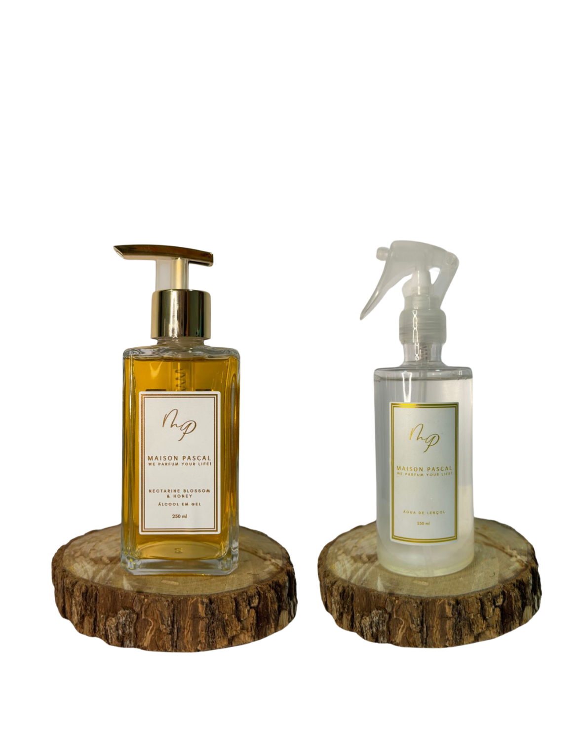 Kit Limpeza Aromática - Alcool Gel e Água de Lençol 250ml