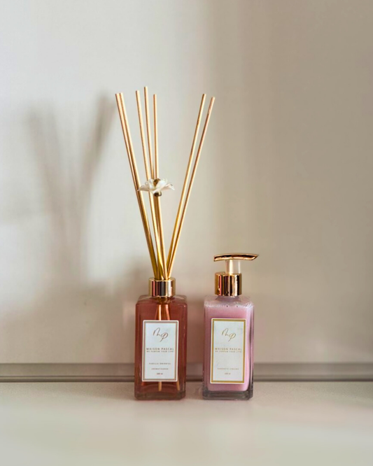 Kit Atmosfera Perfumada - Aromatizador e Sabonete Liquido 250ml