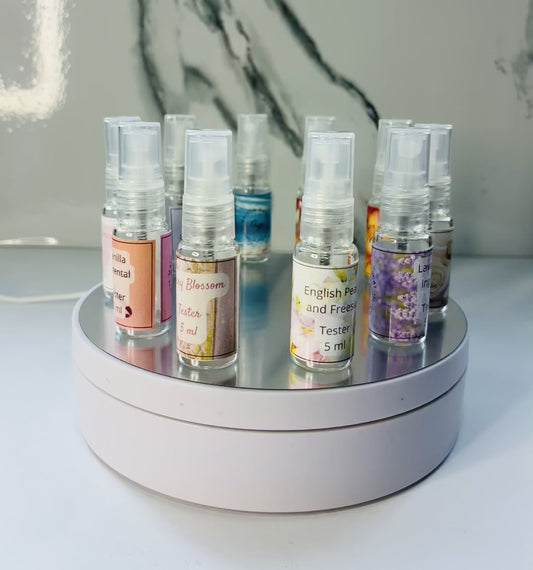 Kit com as 10 Unidades de Tester de Essências Mais Vendidas - 5 ml
